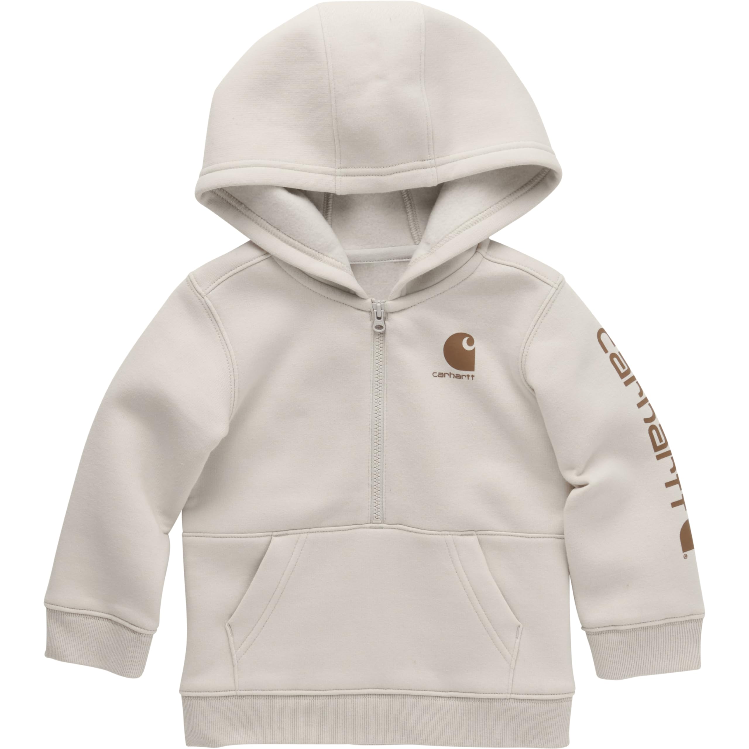 Carhartt Boys' Long-Sleeve Half-Zip Hooded Sweatshirt